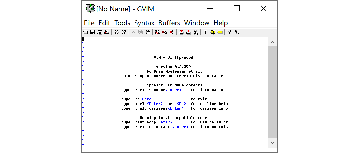 高分辨率屏下的 Windows 图形界面 Vim Fig2.7